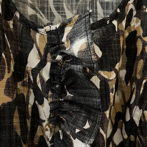 Bamboo Traders Light Weight Ruffle Snap Front XL Jacket - Picture 2 of 6